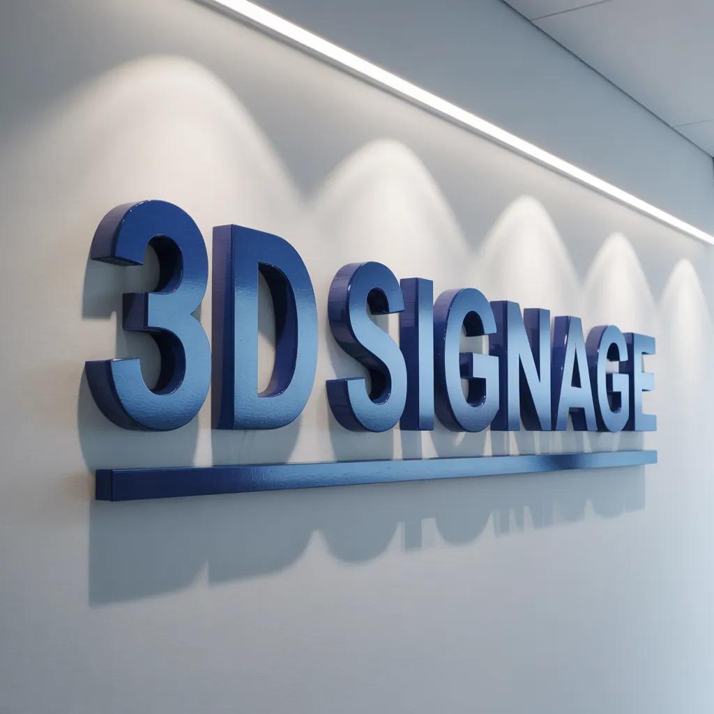 Indoor 3D Signage’s